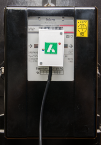 Ferraris_Lesekop_mit_Zähler Zählersensor Ferraris